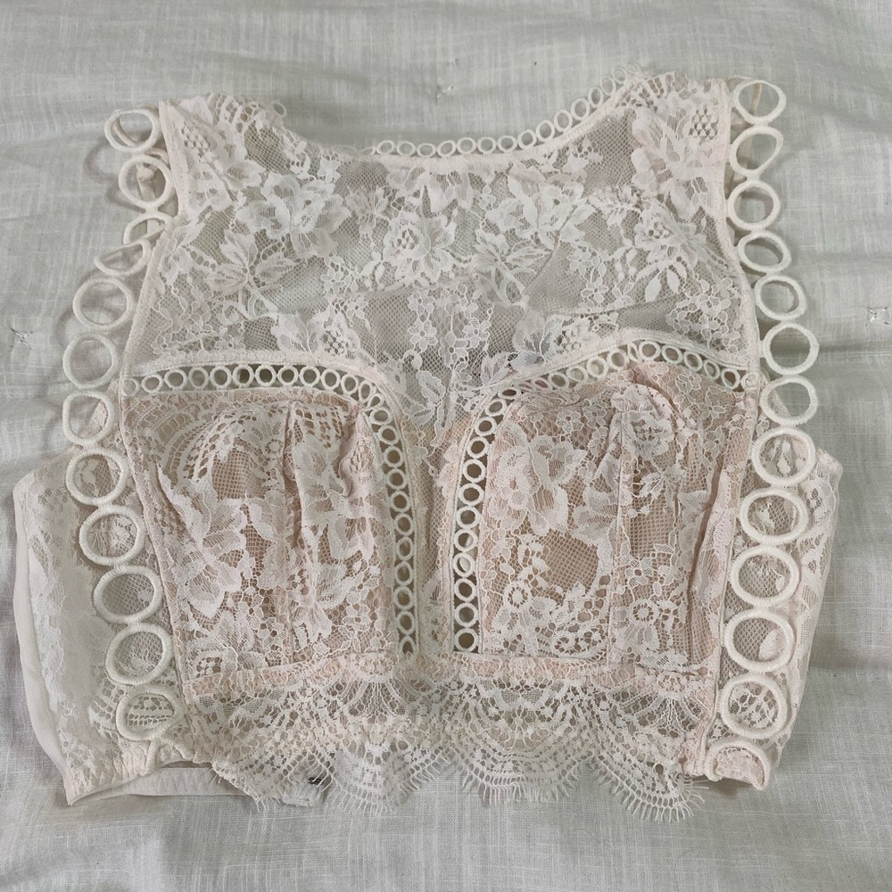 White Lacey Bralette